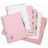 5 Star Office Subject Dividers Multipunched Manilla Board 5