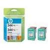 HP No. 344 Tri-Colour Print Cartridge 2-pack